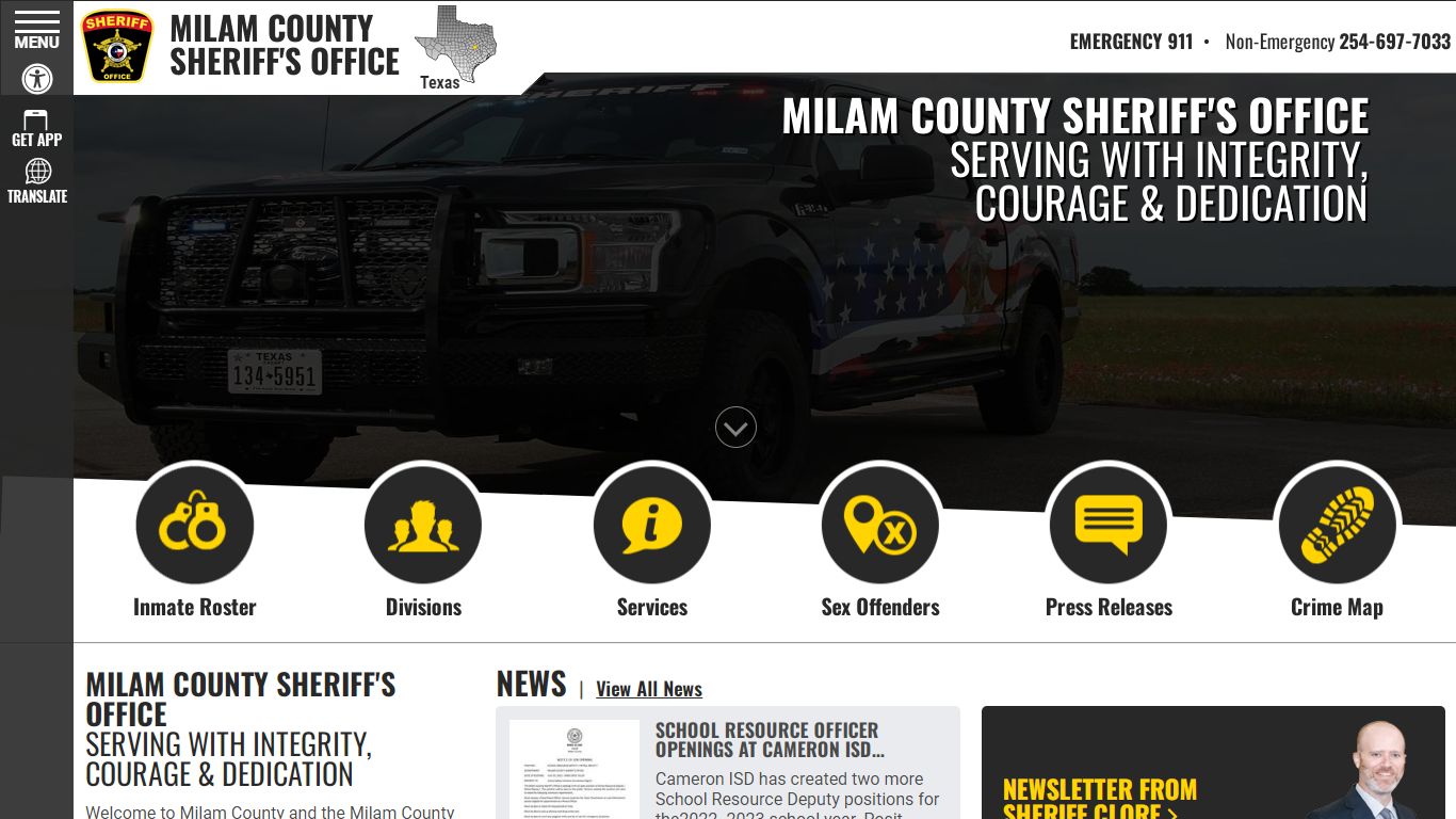 Inmate Roster - Current Inmates Alpha A - Milam County ...